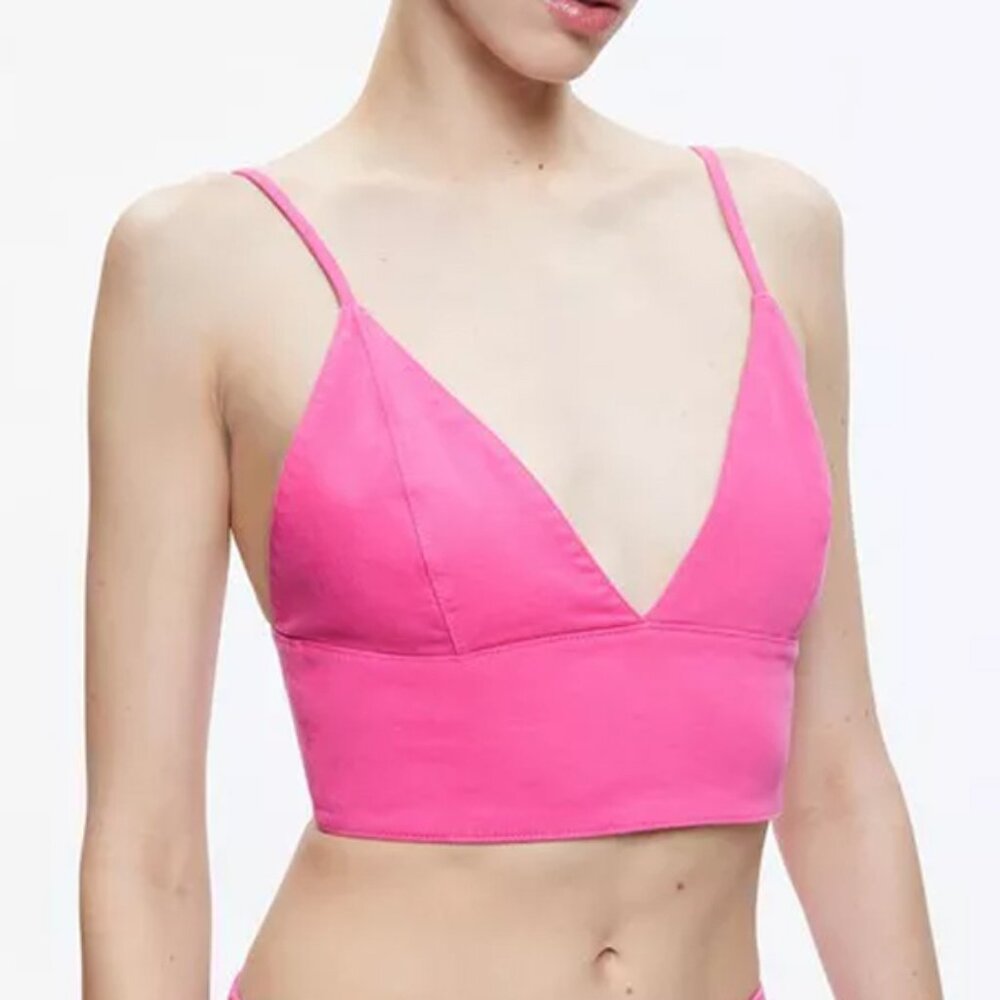 Carli Denim Crop Top